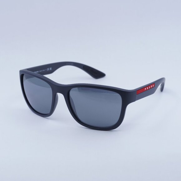 🕶️ New Prada Sport PS01US UFK5L0 Sunglasses - Grey Rubber Frame 59mm - Picture 1 of 9